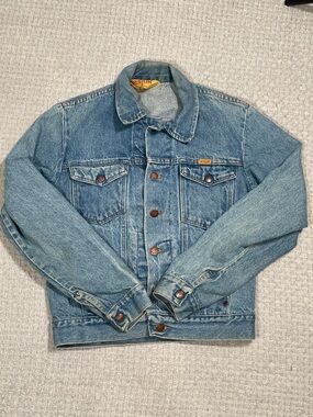 Vintage Rustler Streetwear Distressed Denim Jean Jacket USA Women’s Small